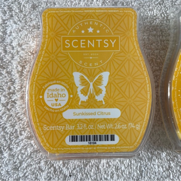 Scentsy Sunkissed Citrus and Scarlet Sunflower Wax Bars - Picture 2 of 6